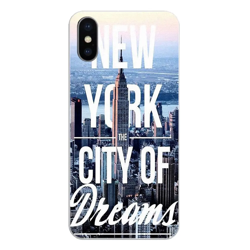 Silicone Phone Shell Cover America New york city For Xiaomi Redmi 4 3 3S Pro Mi3 Mi4 Mi4i Mi4C Mi5 Mi5S Mi Max Note 2 |