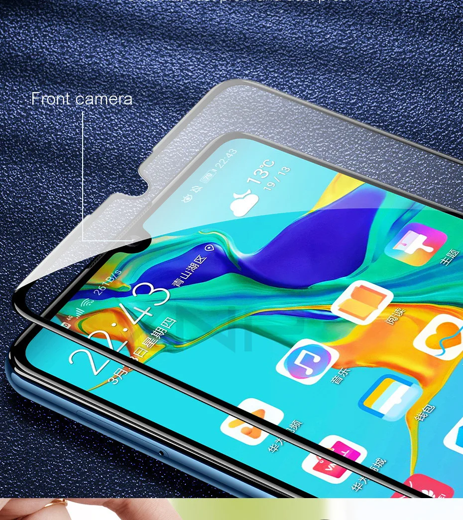 Защитное стекло ZNP 25D с закругленными краями для huawei P30 P20 Pro Lite, закаленное защитное стекло для Honor 9 Lite 10