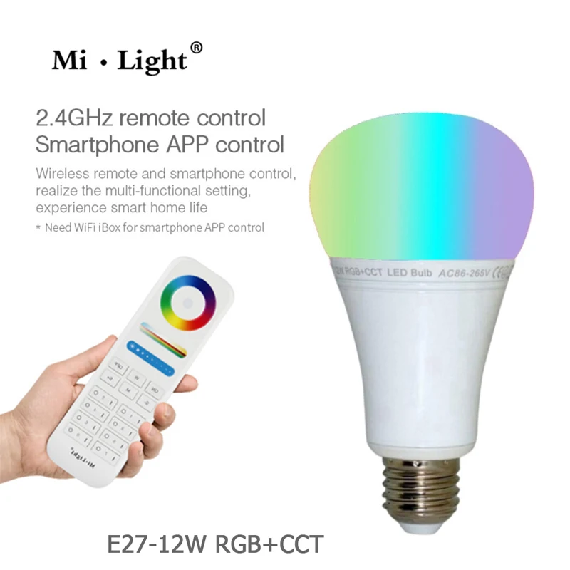 Светодиодный светильник Mi FUT105 E27 12 Вт RGB + CCT 110 В 220 беспроводная 2 4G лампа с