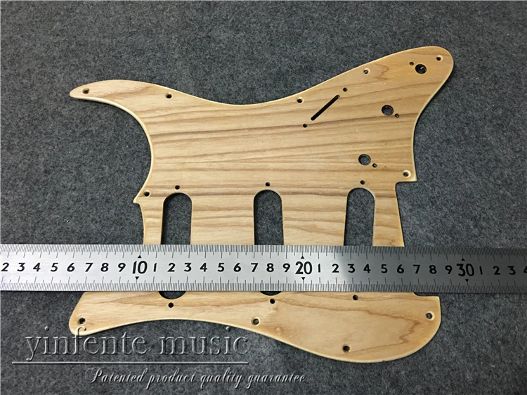 Ручной работы Pickguard ashtree#1605H-4 Электрический S trat гитара дерево SSS