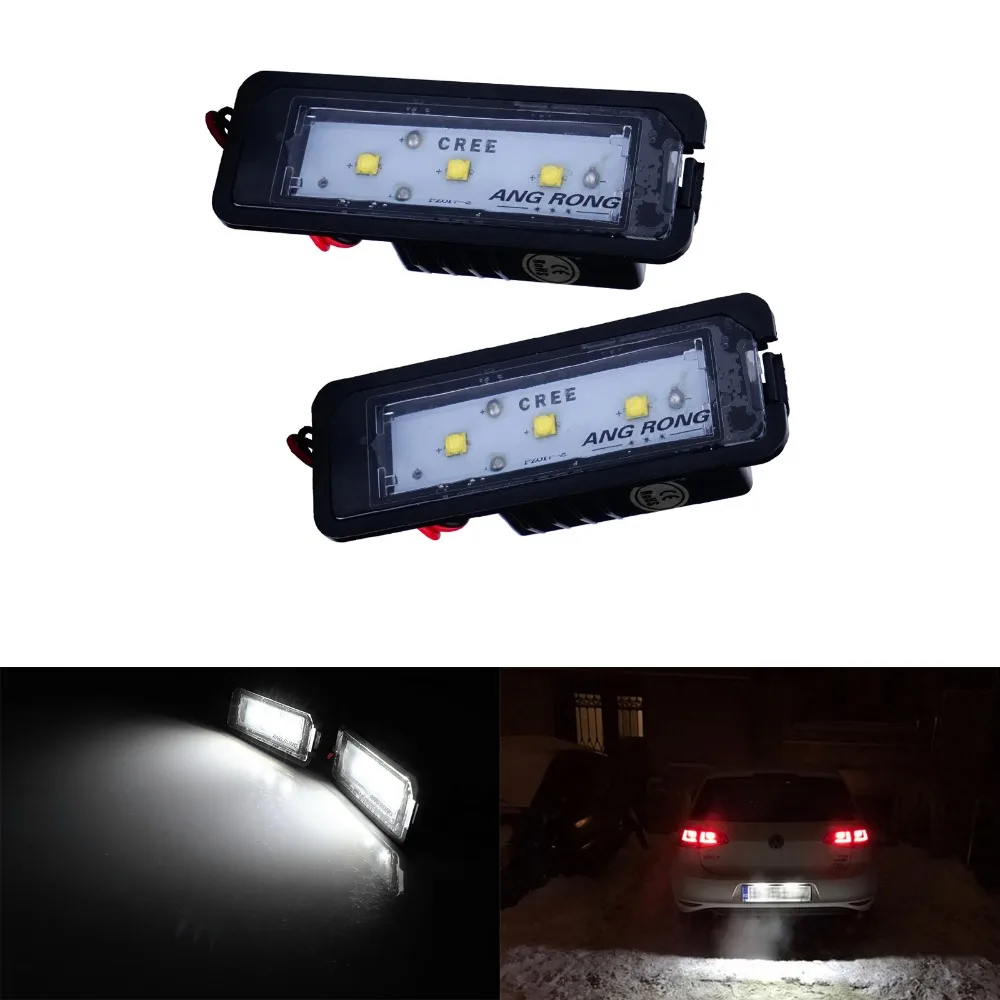 ANGRONG 2x15 Вт светодиодное Освещение номерного знака для Porsche Boxter Cayman из
