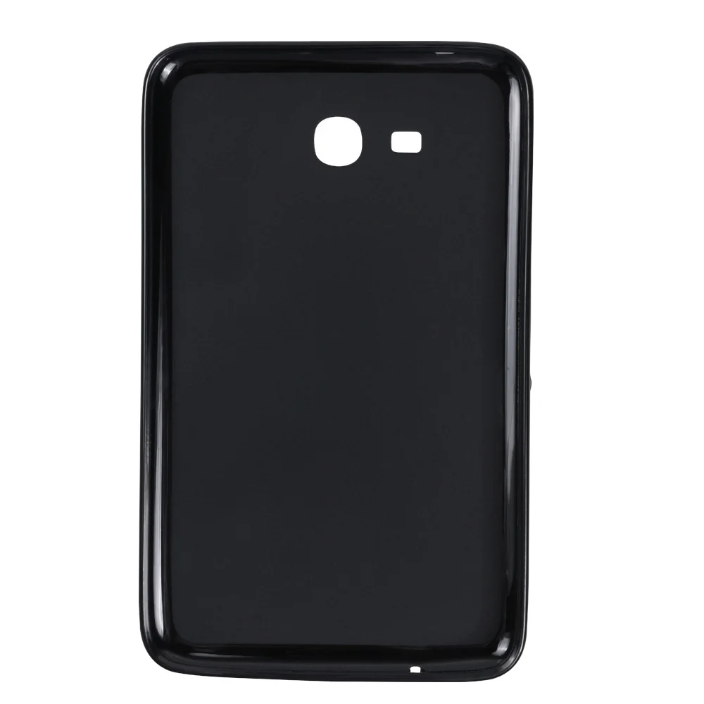black AXD силиконовый чехол-Обложка для планшета для Samsung Galaxy Tab 3 Lite 7,0 SM-T110 T111 T116/Tab E Lite T113 противоударный чехол-бампер - Цвет: black