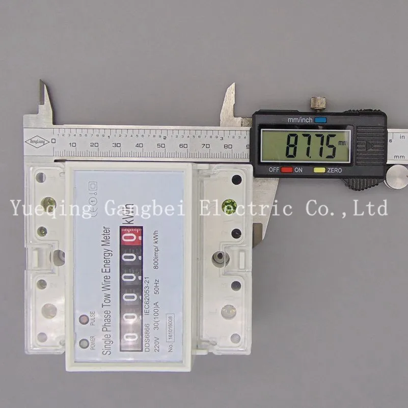 DDS6866 30(100) A 220V 50HZ однофазный din-рейка кВт-ч Ватт час din-рейка счетчик энергии Шаг двигатель ИМПУЛЬСНЫЙ аппарат дисплей