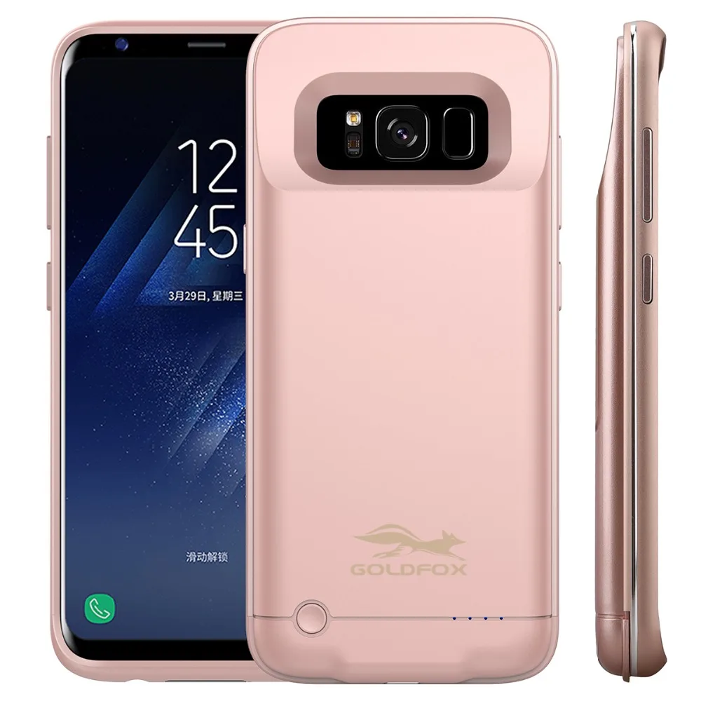 Новое поступление чехол для зарядного устройства для Samsung Galaxy S8 4200 mAh Чехол для аккумулятора наружный рюкзак чехол для банка питания
