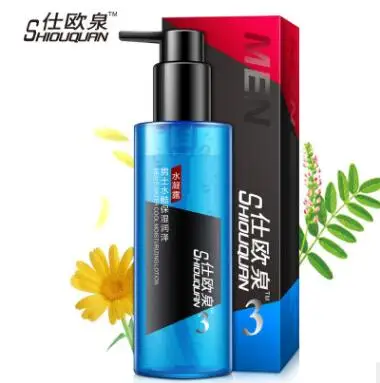 SHIOUQUAN Man Skin Care Face Moisturizing Hydrating Oil Control Refreshing Balancing Herbal Toner Facial Whitening gel |
