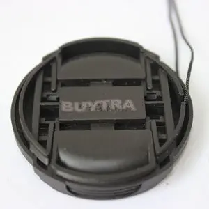 1pc Universal Center Pinch Snap-on 49mm Camera Front Lens Cap Cover with Anti-losing String For Sony Canon Nikon DSLR | Электроника