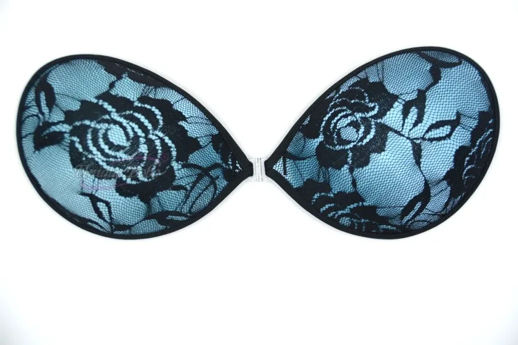 100 pcs  New Arrival Lady's Sexy Silicone Push Up Rose Self Adhesive Invisible Bra