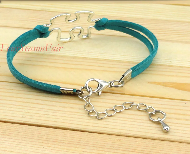 Пользовательские-пазл символ очарование корейский Кашемир головоломки браслеты