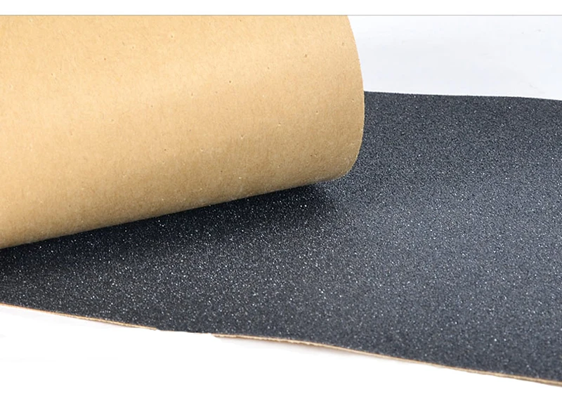 83*24 см Противоскользящий скейтборд Griptape чистый черный наждачный двойной утолщенный Скейтборд Доска наждачная бумага Скейтбординг палубная ручка лента