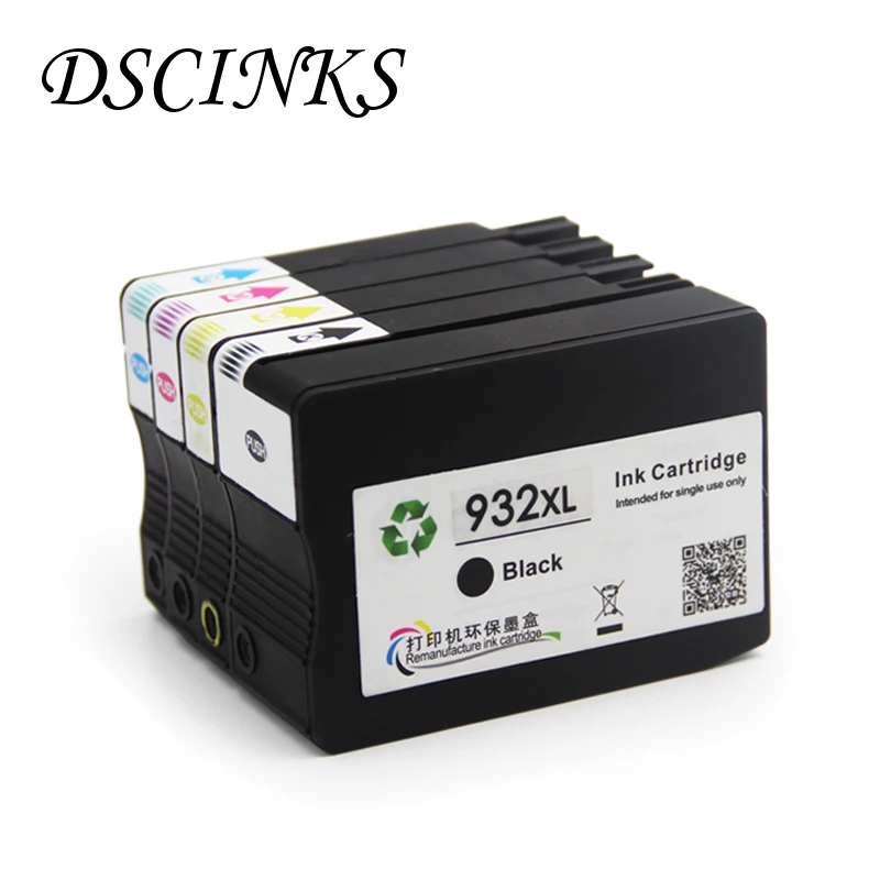 Third-party brand Ink Cartridge With Chip For HP 932XL 933XL For HP Officejet 6100 6600 6700 7110 7610 7612 7510 7512 printer