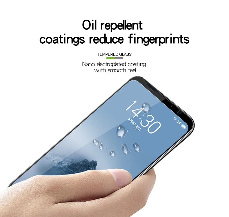 Полное покрытие закаленное стекло для Meizu 16X Защита экрана Защитная пленка стекла