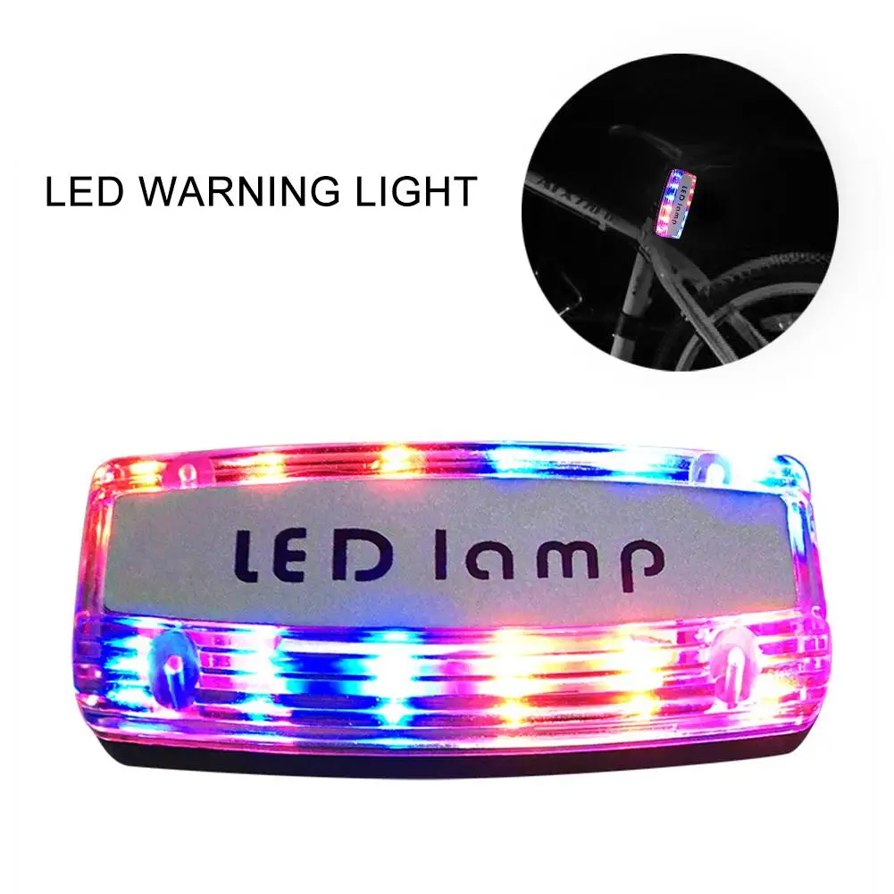 Перезаряжаемый светодиодный наплечный светильник красный и синий стробоскоп