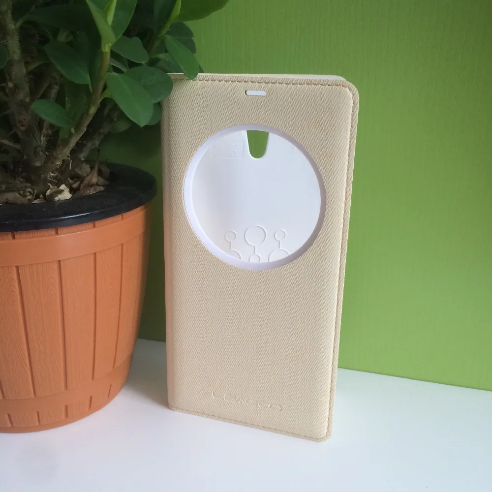 Новый LEAGOO Elite 4 Официальный роскошный откидной кожаный чехол для ремонта Сменные