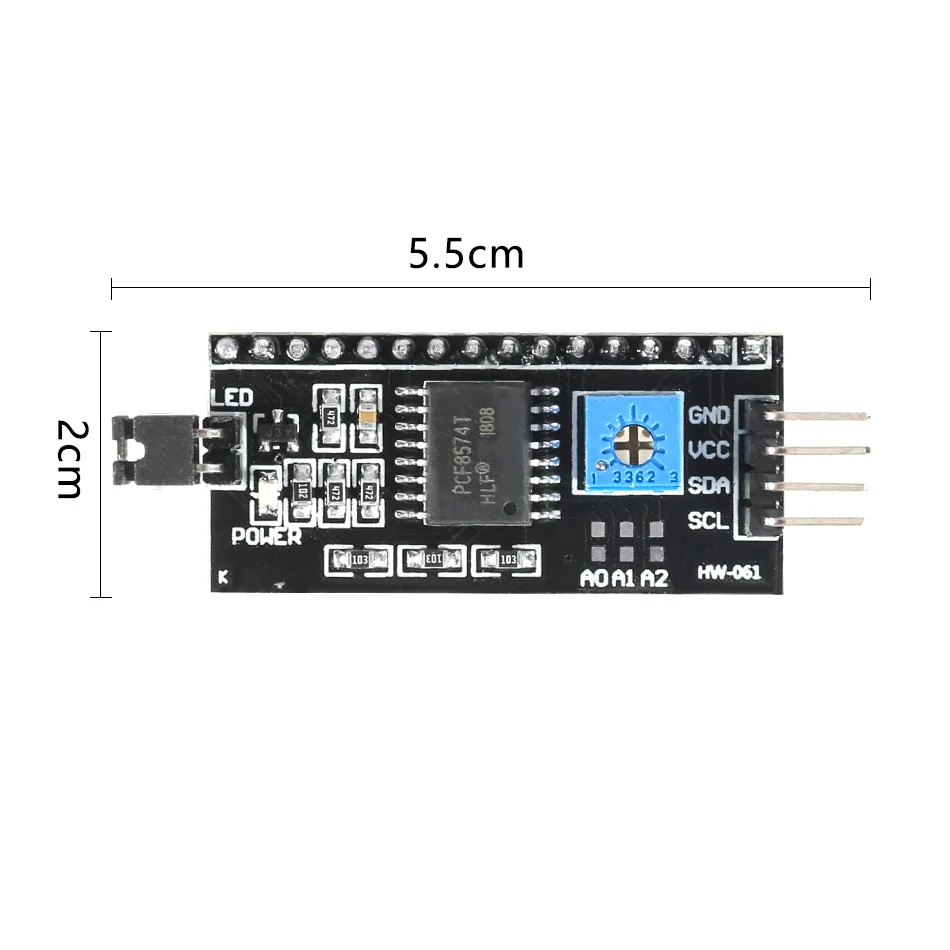 

Character LCD Display Module LCD1602 1602 module Blue Green screen 16x2 HD44780 Controller blue black light