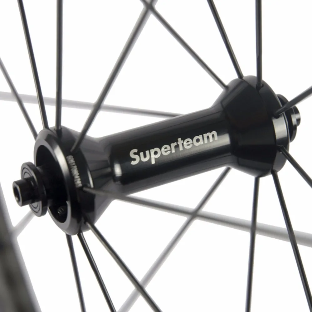 Новое прибытие Superteam 700C 50 мм клинчер колесная набор 12 к Саржевые Углеродные дорожные колеса трубчатые с тайваньским хаб столб спица для колеса