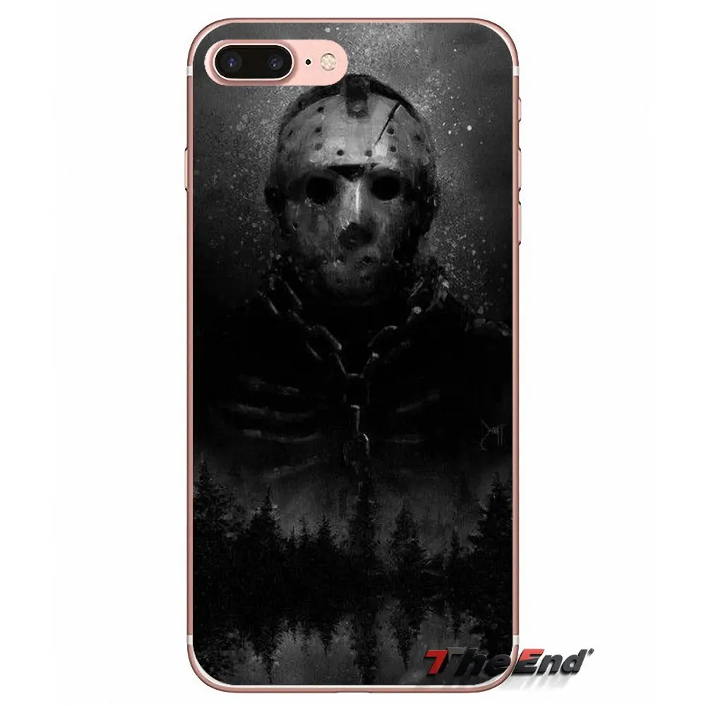 Мягкий чехол Jason Vorhees Friday the 13th mask для Huawei Honor 7X V10 6C V9 6A Play 9 Mate 10 Pro Y7 Y5 P8 P10 Lite Plus GR5 2017 |