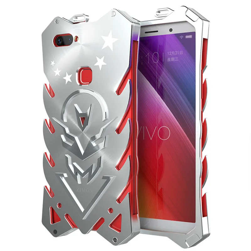 Zimon Armor Ii Aviation Aluminum Metal Case For Vivo X20 Plus Powerful Outdoor Shockproof Cnc Anodized | Мобильные телефоны и