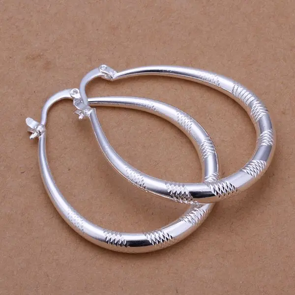 925-sterling-silver earrings 925 jewelry silver plated fashion Small ears ring E294- /cnkalera eesamvza LKNSPCE294 | Украшения и