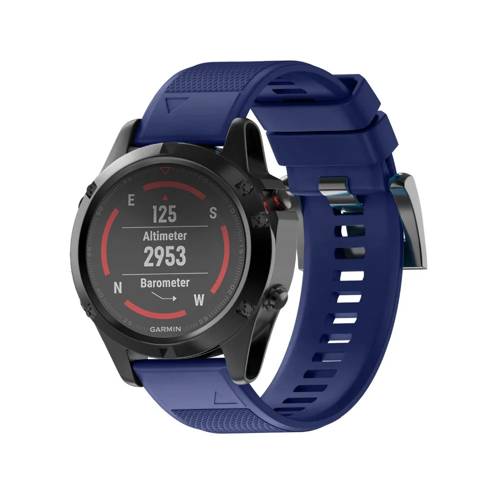 OSRUI силиконовый ремешок для часов Garmin Fenix 5 Группа gps часы замена группы Silicagel