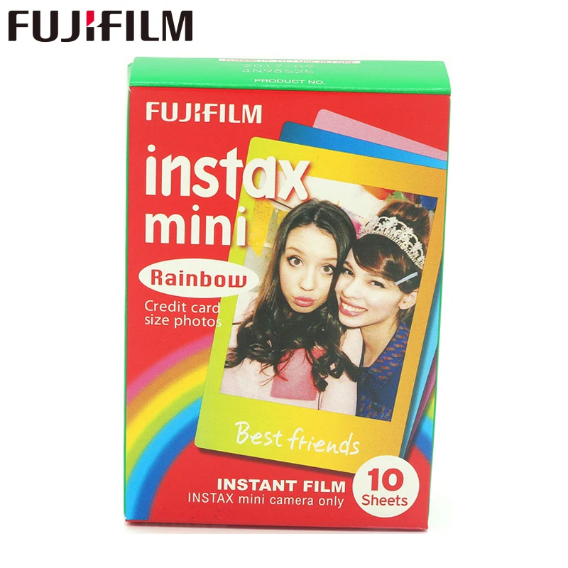 Оригинальная пленка Fujifilm Instax Mini 8 Радужная фотобумага Fuji мгновенная печать 10