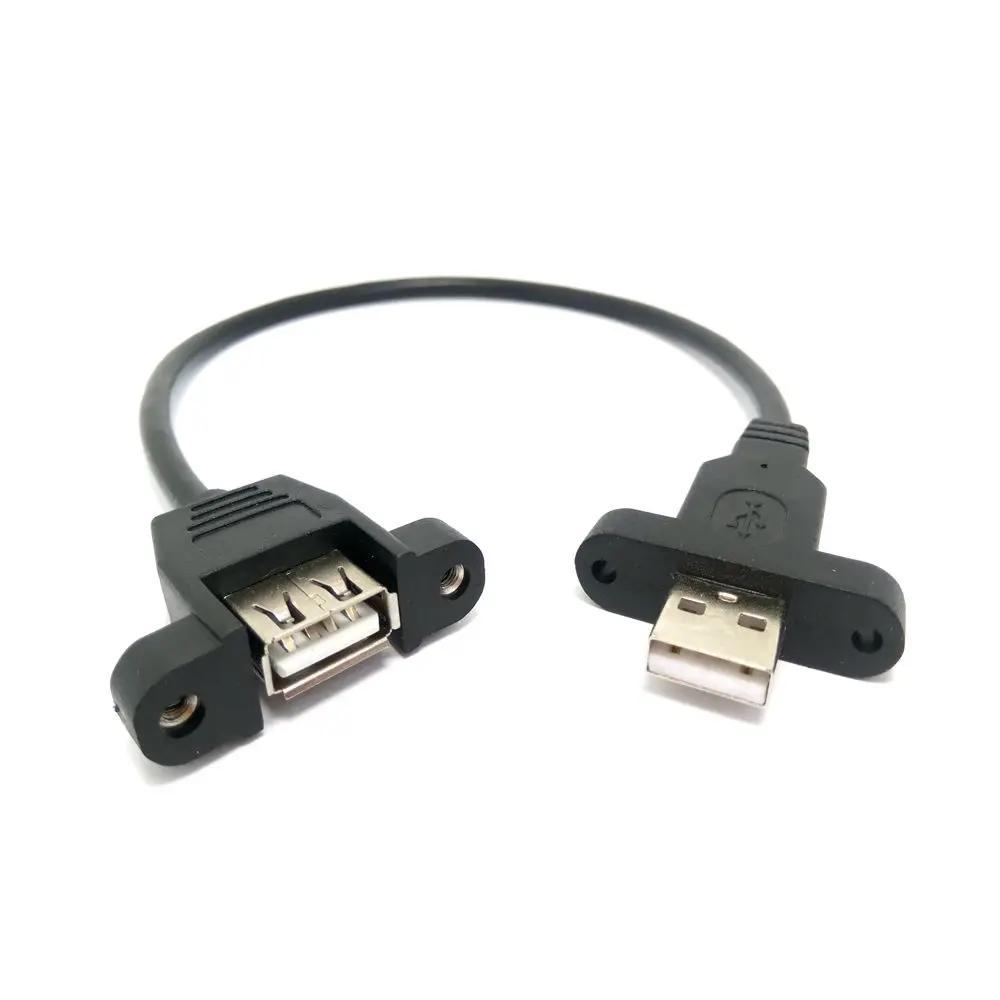 USB мужчин и женщин Расширение двойной головкой с уха M3 резьбовое отверстие кабель