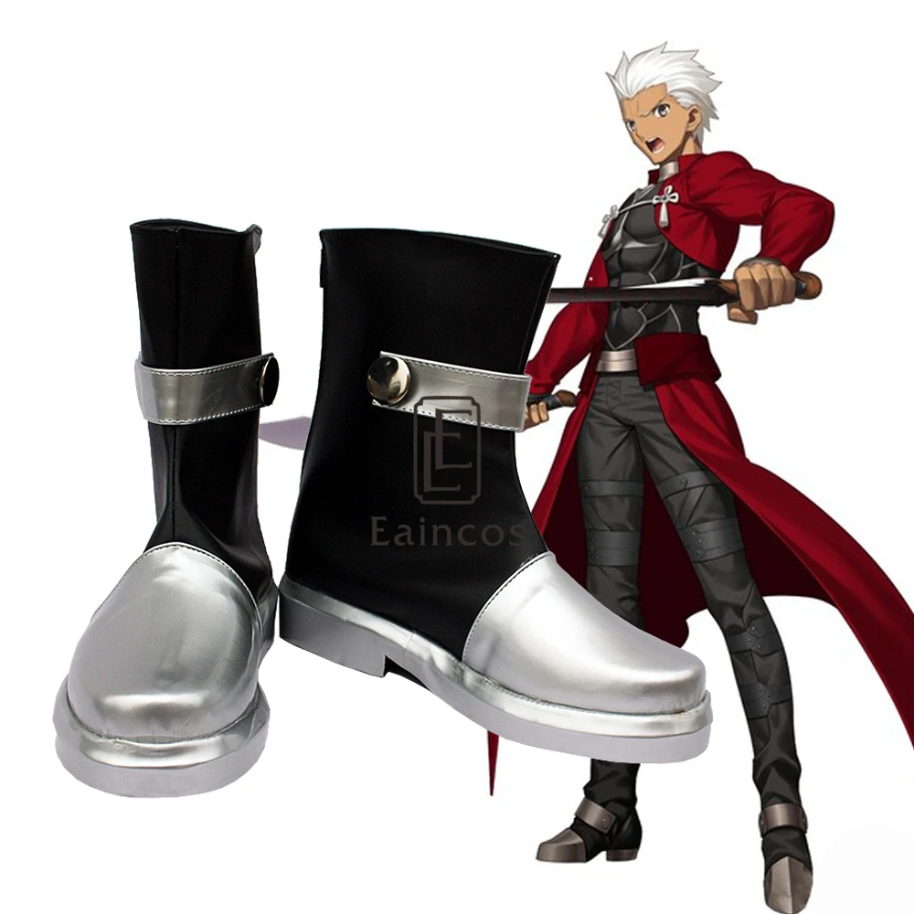 

Fate Stay Night Archer обувь для косплея Emiya Archer Хэллоуин сапоги заказ