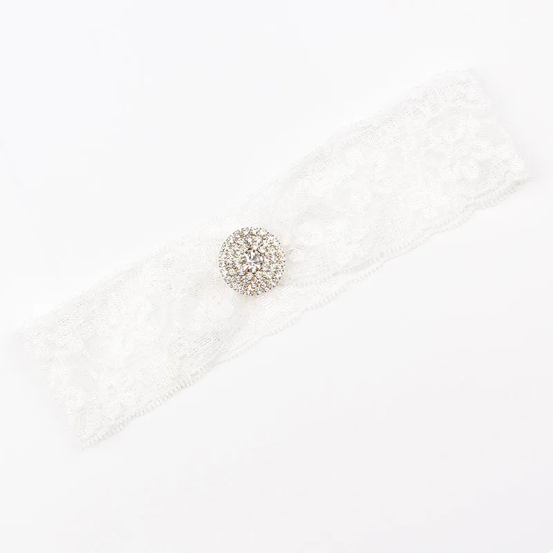 Yundfly Винтажный Новорожденный Ободок с Камнями, Кружевом и Эластичной Лентой для Волос Для Девочек Аксессуары для Волос Для Свадебной Вечеринки, Уличной Прогулки, Фотосессии.