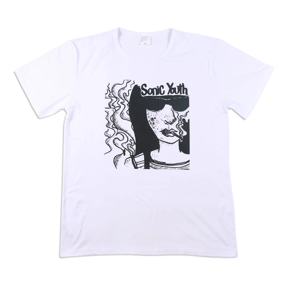 Мужская футболка с вокалом из в стиле панк-рок хлопка и лайкры | одежда