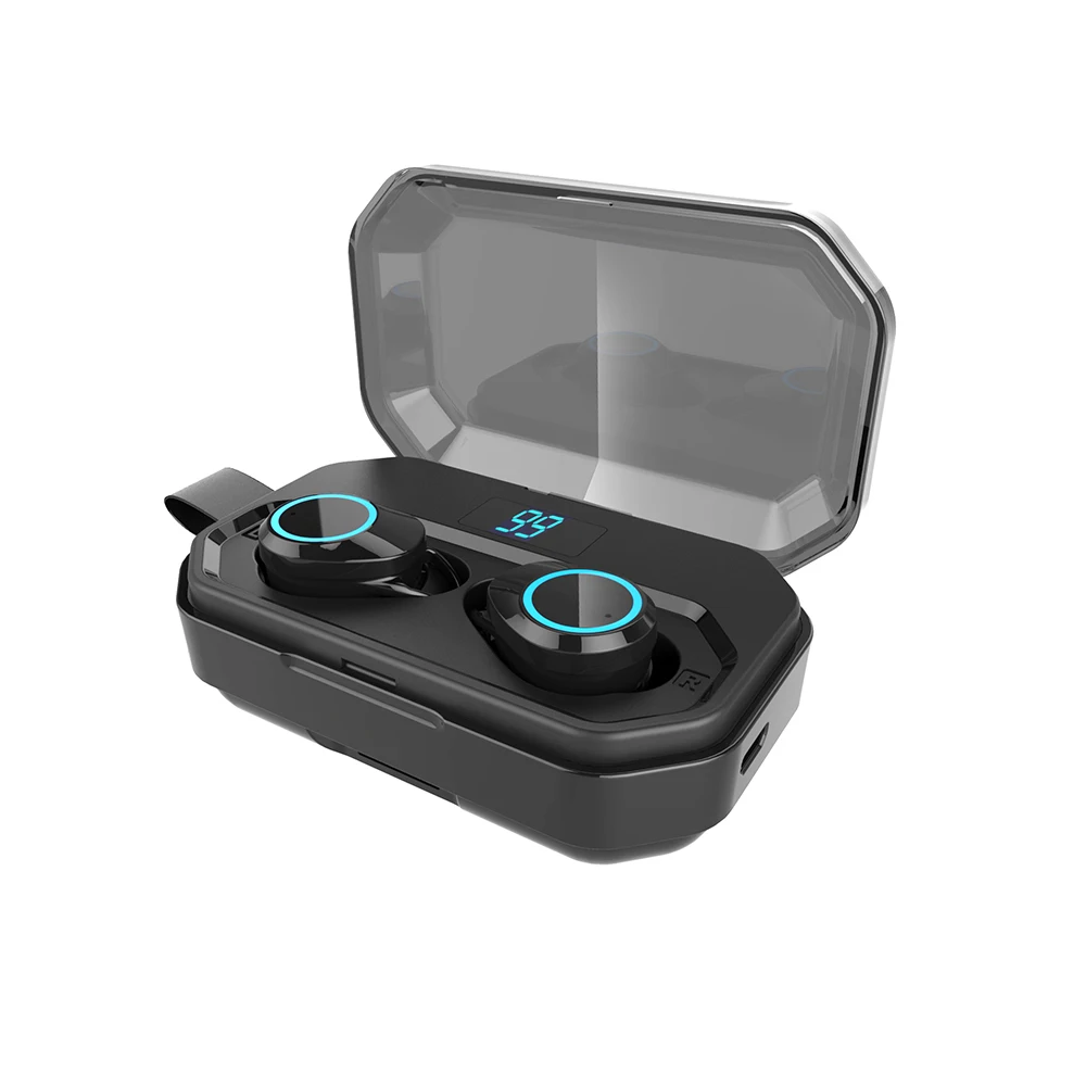 SZILBZ X6 Pro TWS беспроводные наушники 4000 мАч Внешний аккумулятор Bluetooth 5,0 водонепроницаемые спортивные наушники с Tws наушниками - Цвет: X6 PRO