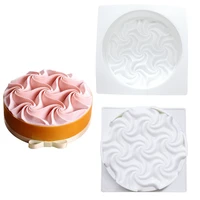 new cream flower shape silicone cake mold for baking mould dessert mousse pan bakeware moule pastry decoration tools