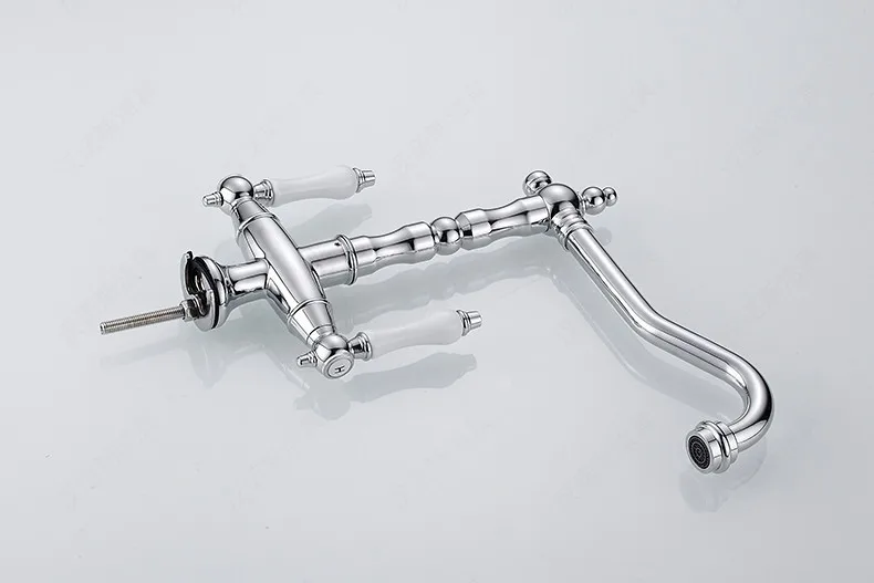 Новинка 2016 европейский стиль двойная ручка одно отверстие кухонная раковина