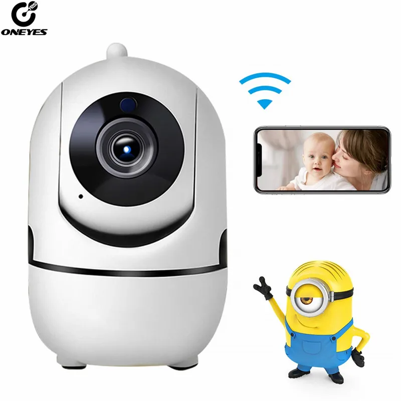 

IP камера с автоматическим отслеживанием 1080P облачная Беспроводная мини wifi камера домашняя охранная камера видеонаблюдения Детский Монитор...
