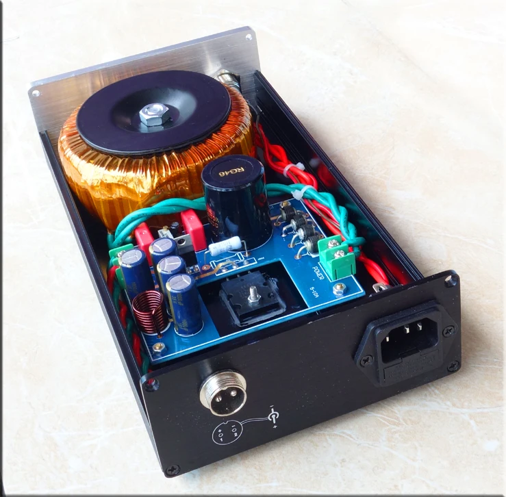 Линейный источник питания 120VA HIFI сверхнизкий уровень шума постоянный ток 5В 9 в 12 В