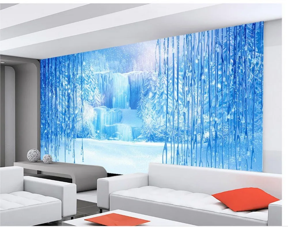 

Пользовательские фото обои большие 3D стерео Романтический стереоскопический 3D художественный пейзаж украшение для дома
