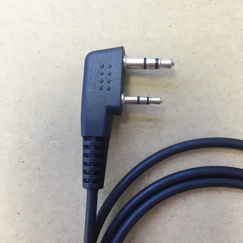 Модная крутая Ушная панель Заушник для наушников K 2 pin большой PTT Kenwood Baofeng Wouxun Puxing