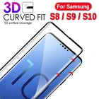 3D изогнутое стекло для Samsung S10, закаленное стекло для Galaxy S10 Lite S8, S9 Plus, S10e, защитная пленка для экрана S 10, 8, 9, SamsungS10