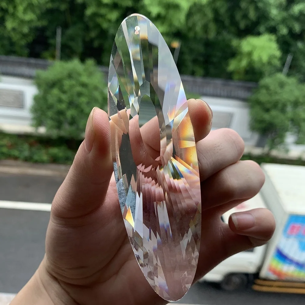 120 мм граненый стеклянный кристалл Suncatcher рейки призма люстра часть подвесная подвеска мобильный декор искусство