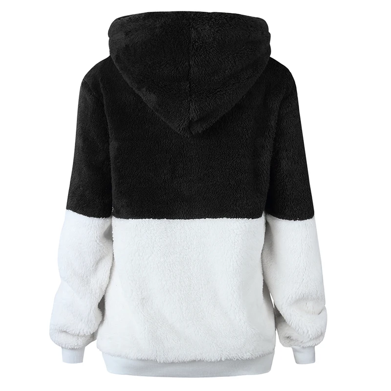 Свитер женский флисовый с капюшоном зимний размера плюс 6XL | Женская одежда