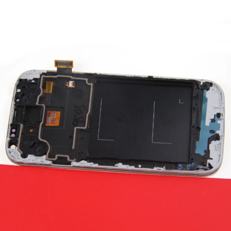 ЖК дисплей совместимый с samsung S4 экран для Samsung Galaxy GT I9505 I9500 i337 дигитайзер голубой