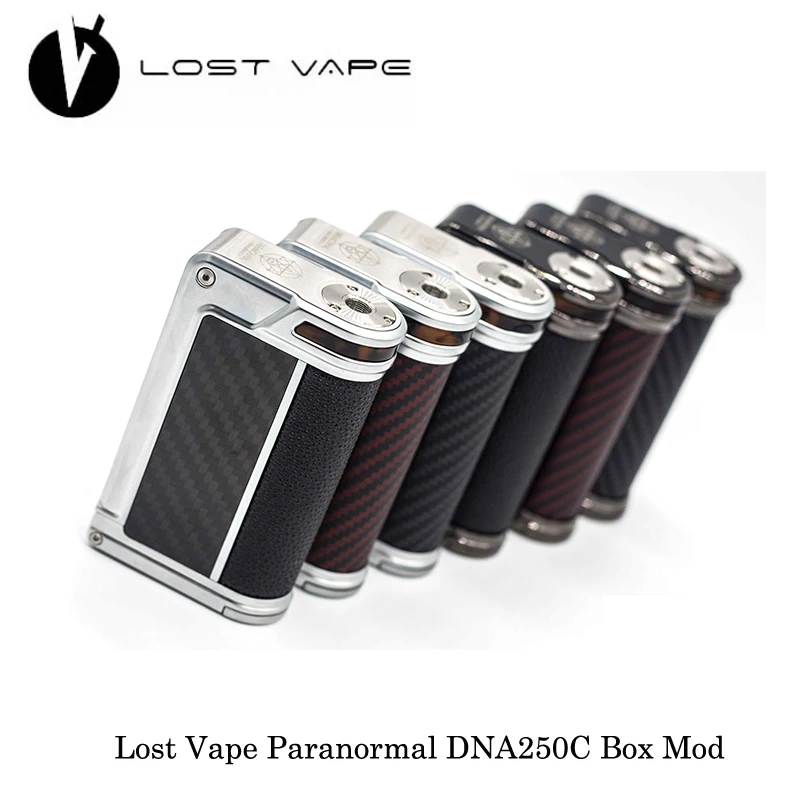 Электронная сигарета оригинал LOST VAPE PARANORMAL DNA250C LostVape DNA250 200 Вт Replay коробка mod