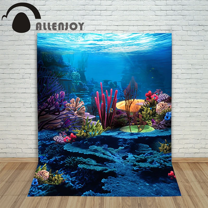 Allenjoy фон для фотосъемки с тематикой русалки Коралловое дерево водоросли