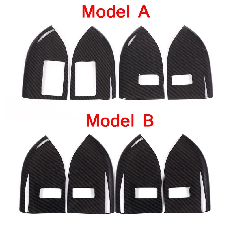 Углеродное волокно Стиль для Ленд Ровер Range Rover Sport (Land RR Спорт 2014 2017 АБС Пластик