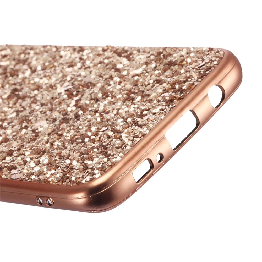 Case for Samsung Galaxy S21 S20 S10 S9 S8 Plus S7 Edge Luxury Crystal Flash Powder PC+TPU Silicone Bling Glitter Phone | Мобильные