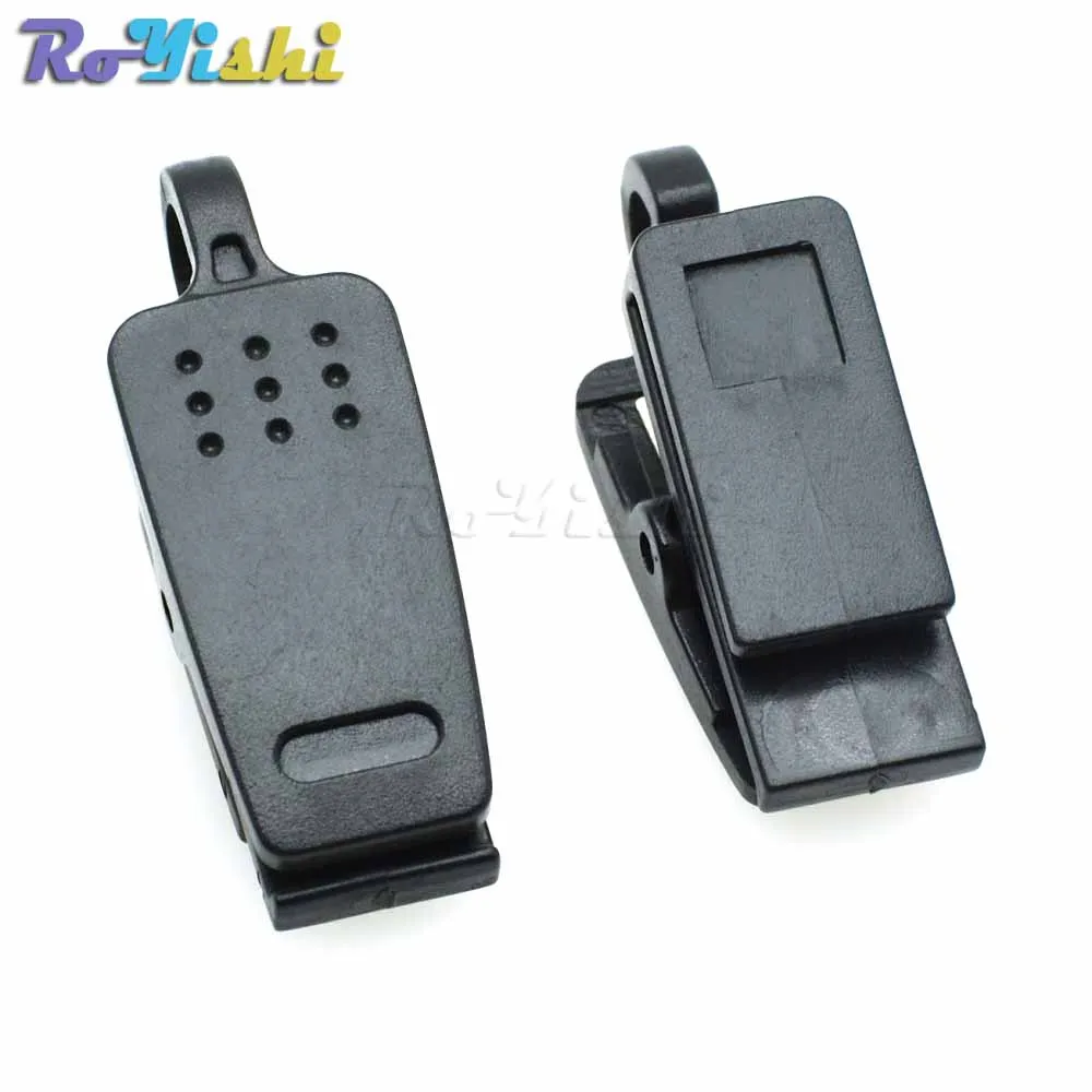 100pcs/pack Plastic ID Card Name Tag Holder Badge Clip Black For Cord Strap | Дом и сад