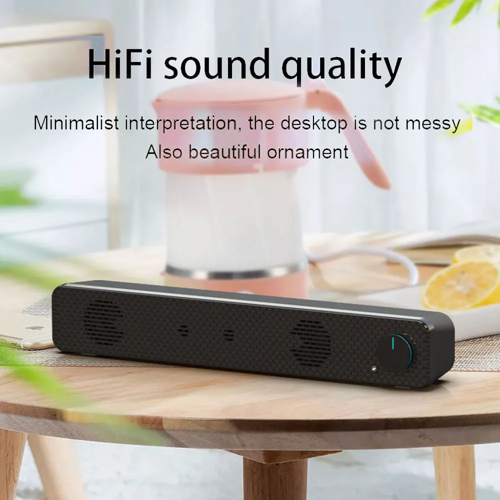 Проводной/беспроводной Bluetooth динамик портативный большой мощности 10 Вт HIFI Саундбар 3D стерео объемный звук Поддержка TF карты FM