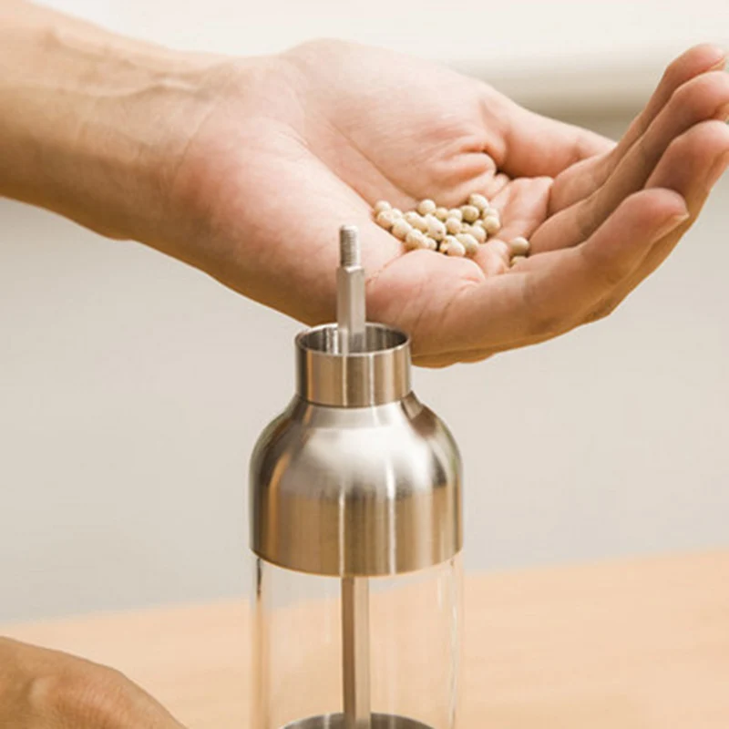 1 шт. ручная мельница для соли и перца из нержавеющей стали|manual salt pepper|pepper millsalt pepper