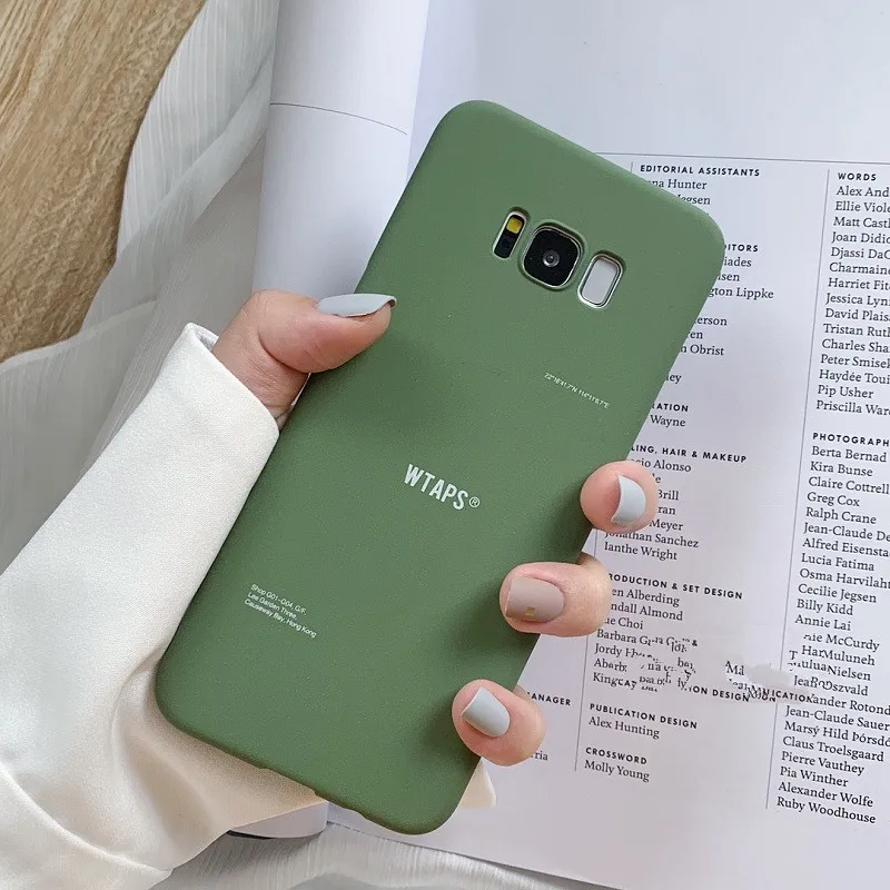 DCHZIUAN зеленый матовый жесткий чехол для телефона Samsung Galaxy S10 Plus S9 S8 Note 9 8