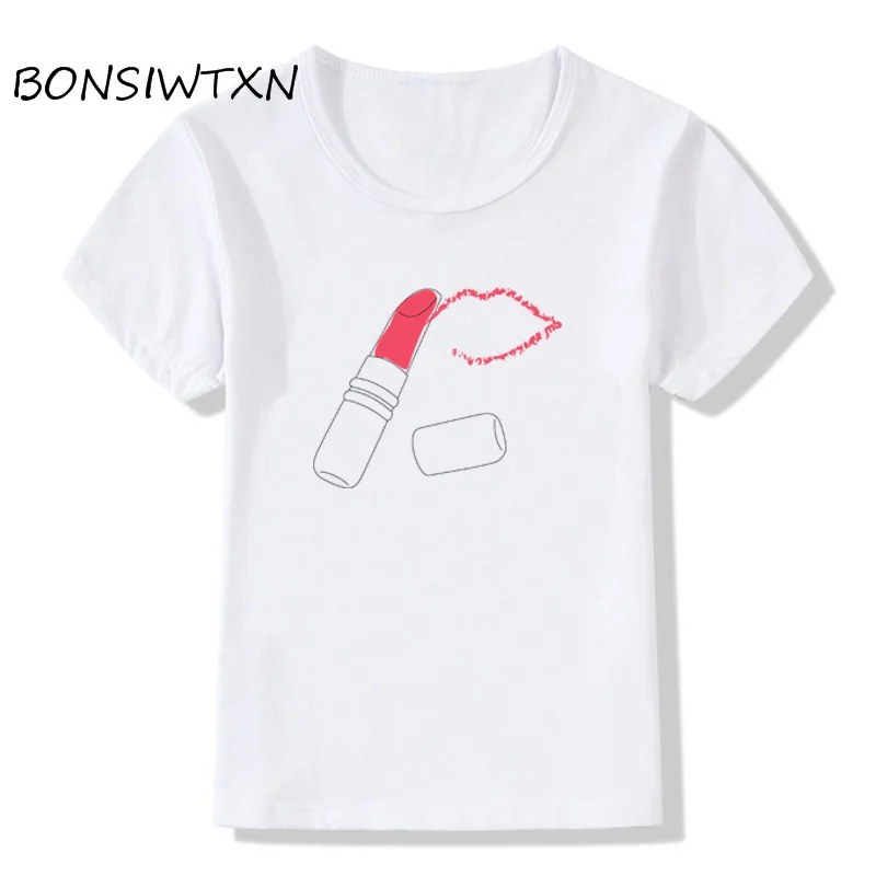 Bonsiwtxn 2017 детей Губная Помада для губ Make Up забавные Повседневная одежда малышей