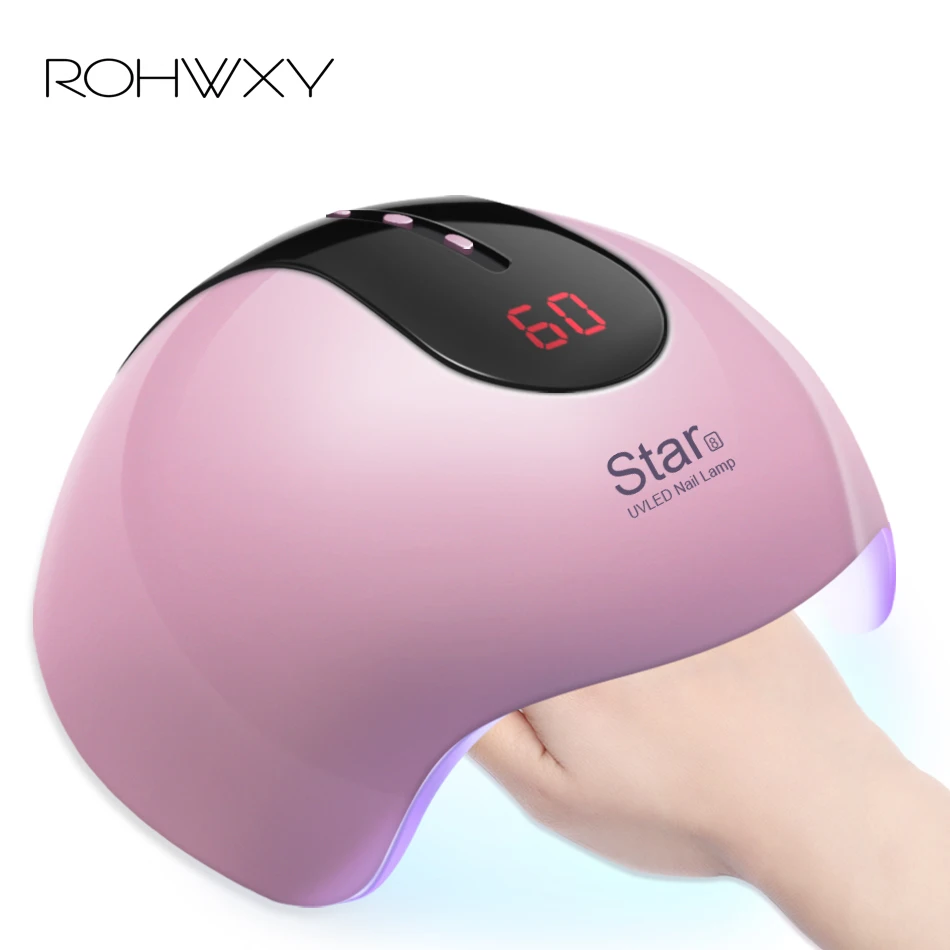 ROHWXY 36 Вт УФ лампа для лака сушилка светодиодная маникюра Сушилка ногтей