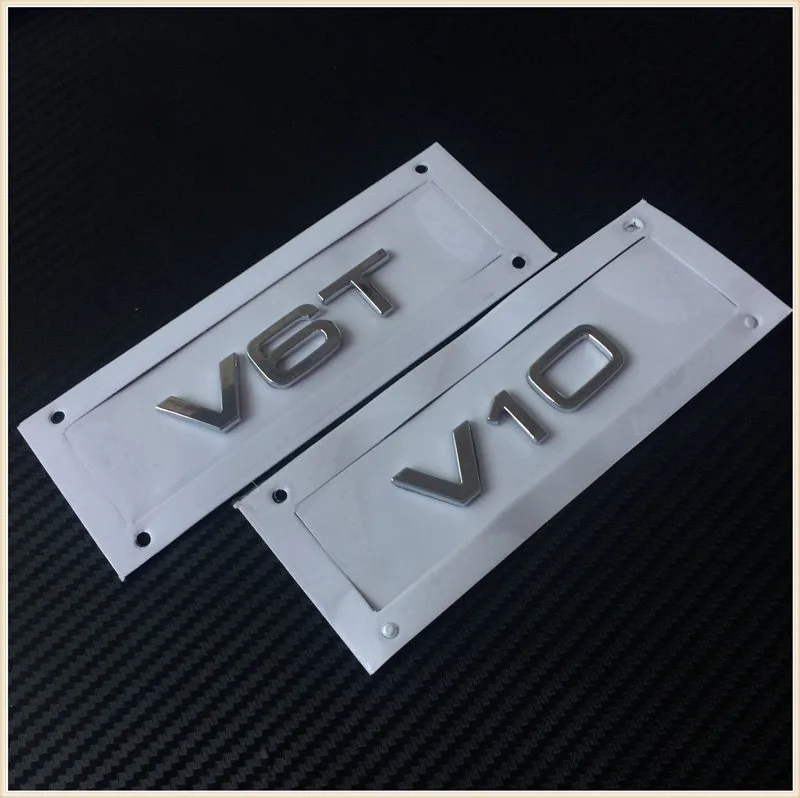 1 шт. Высокое качество ABS Sline V6T V8T V10 V12 украшение для бокового кузова автомобиля